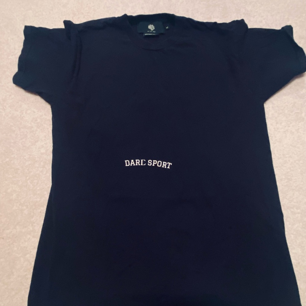 Darc Sport Black Crew Neck Short Sleeve Tee